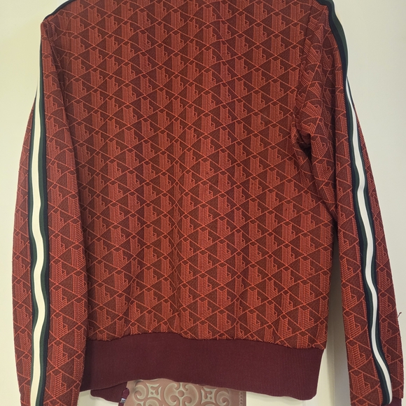 Lacoste Red Patterned Jacket - Picture 6 of 6